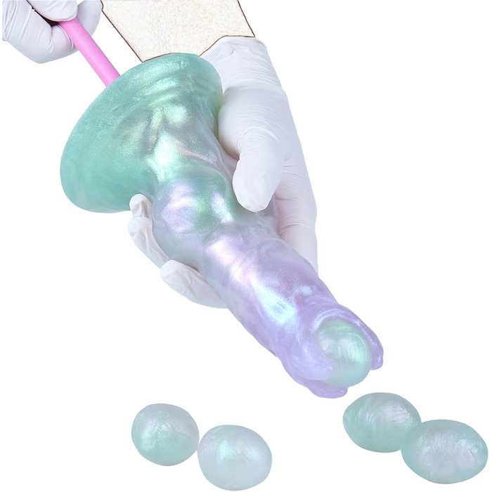 Анальний дилдо Axcroo з 5 кульками - анальний плаг, дилататор, іграшка для секса