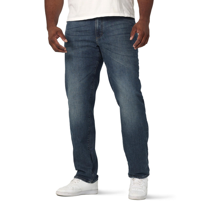 Чоловічі джинси Lee Extreme Motion Relaxed Straight Big and Tall, колір Maddox, розмір 44W / 32L