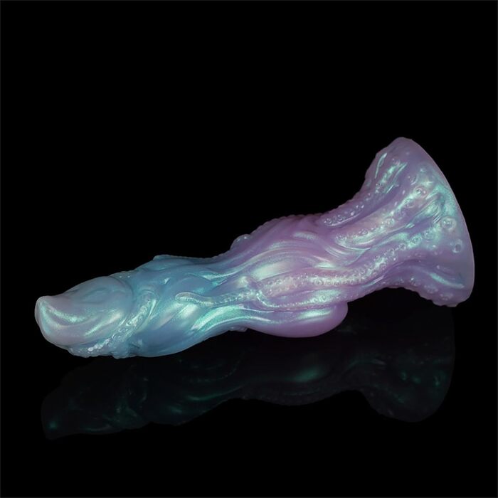 Анальний вібратор Yasexx Fantasy Monster - силіконовий дildo з присоскою для чоловіків та жінок (блакитний, L/M)