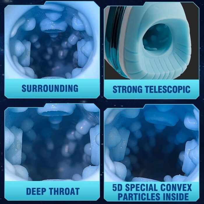 Автоматичний тренажер для фітнесу для чоловіків з підігрівом та багаточастотною функцією