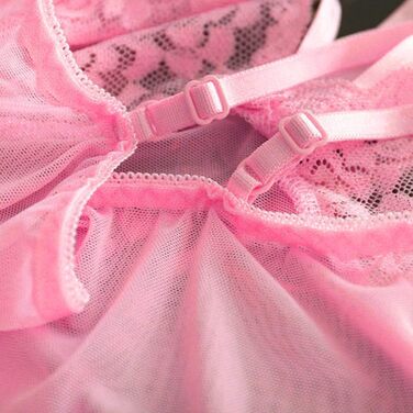 Сексуальний комплект нижньої білизни WILLBEST: боді, труси-хіпстер, мереживний, чорний, з стріжками, для жінок, розмір XXL, колір рожевий