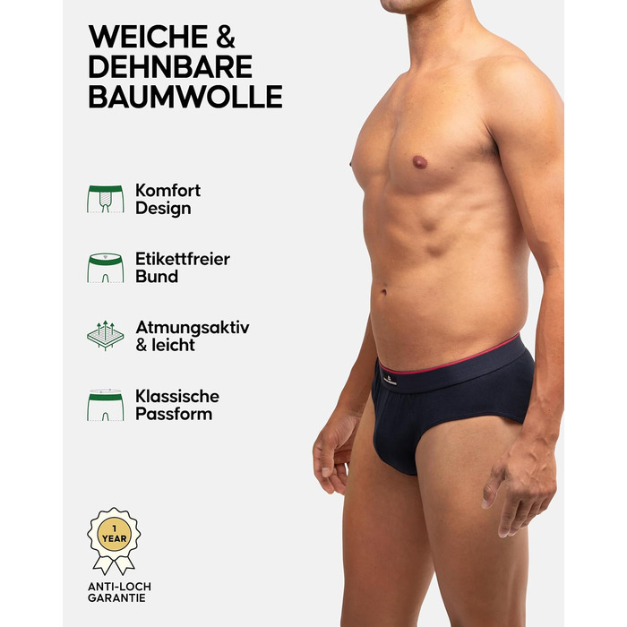 Слідки чоловічі DANISH ENDURANCE 6 шт. з бавовни, дихаючі, з еластаном, без етикетки (6 кольорів, розмір M)