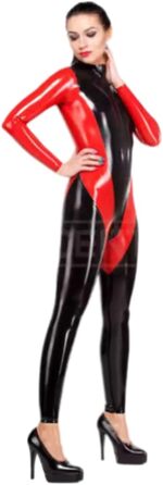 Костюм з латексу Gaylop з ефектом пачуворк, чорний, 3XL