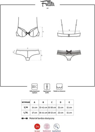 Кісельна нічна сорочка Kisselent, розмір L/XL (чорний, S-M)