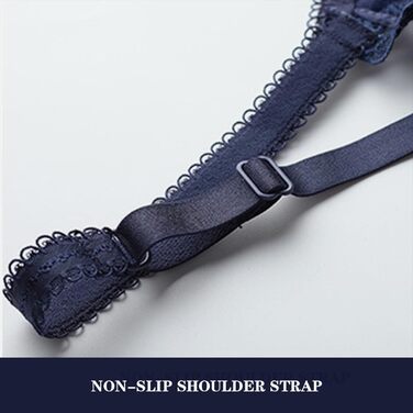 Комплект жіночої білизни Necalisi: бюстгальтер з пуш-ап та трусики, чорний, 34/75B