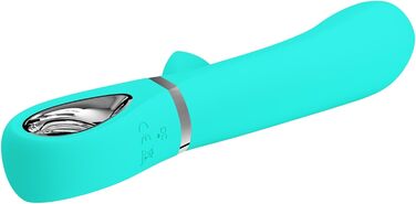 Вібратор Pretty Love Thomas Rabbit, Блакитний, 2.05x4 см