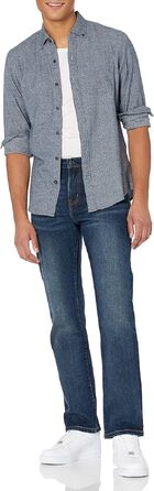 Чоловічі джинси Amazon Essentials Bootcut прямого крою, темно-синій колір (Dark Wash), розмір 42W / 34L