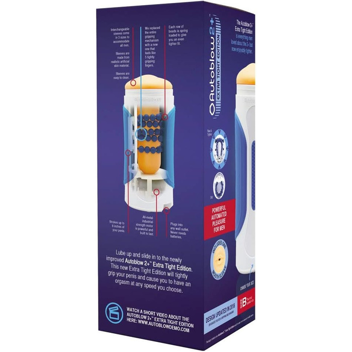 Автобластер Autoblow 2 з насадкою розміру B