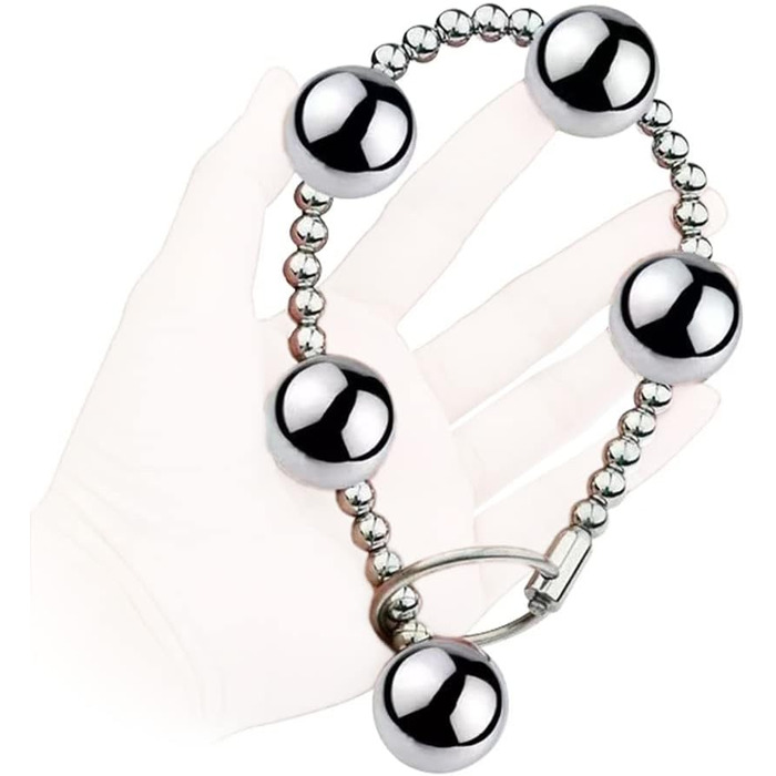 Анальні намиста з нержавіючої сталі з кільцем для булавки, анальні кульки, анальна ланцюжок, анальний плагін, металеві вагінальні кулі, сексуальні іграшки для жінок, сексуальні продукти для дорослих, 25 мм анальна ланцюжок з 5 намистин