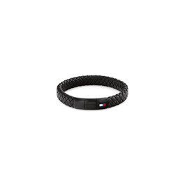 Чоловічий шкіряний браслет Tommy Hilfiger Jewelry Armband (Full Black) — стильний аксесуар з натуральної шкіри