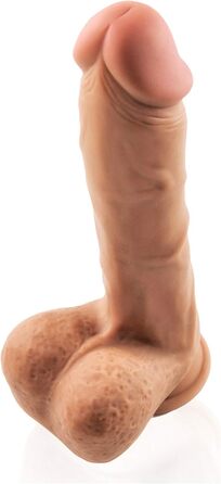 Реалістичний ДІЛДО з подвійним шаром, розміри 26,0/24,0/22,0 см, преміум-силікон, діаметр 5,5/4,8/4,5 см. Іграшка для дорослих, для жінок та пар. Довжина: 26 см, діаметр: 5,5 см