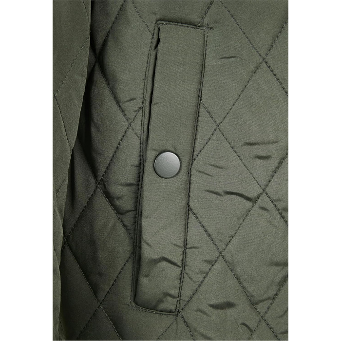 Чоловіча стібана куртка Urban Classics Diamond Quilt Jacket, оливкова, розмір 4XL