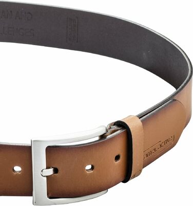 Шкіряний ремінь для чоловіків camel active, преміум-якість, ширина 3,2 см, коричневий (розмір XL)