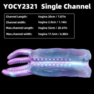 Реалістичний секс-іграшка Октопус Qiyasex для чоловіків та пар – Pocket Pussy з 3D-текстурою