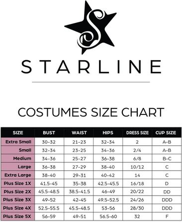 Костюм Starline S9008X для дорослих, багатокольоровий, розмір 3X