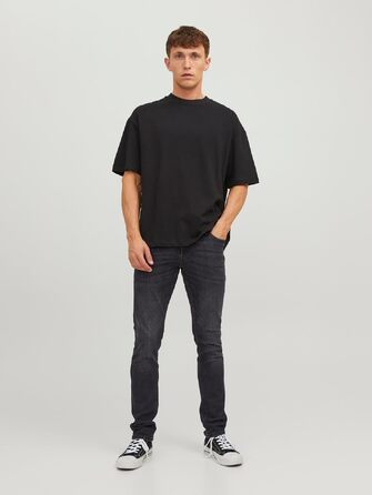 Чоловічі джинси Jack & Jones Slim Fit JJIGLENN JJORIGINAL чорного кольору, розмір 34W/34L
