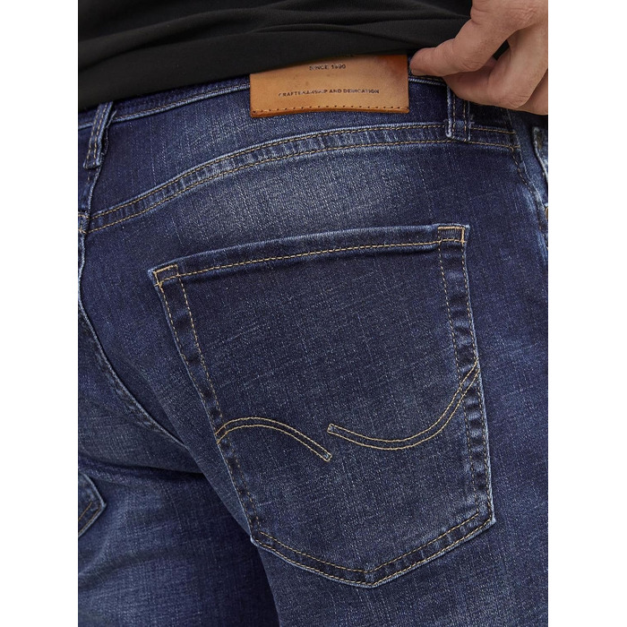 Чоловічі джинси Jack & Jones JJICLARK Regular Fit, синій денім, 36W / 34L