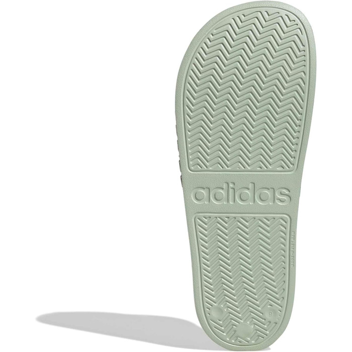 Чоловічі тапочки-шльопанці adidas Adilette Shower Velcro Linen Green Wonder White Equipment Green, розмір 43 EU