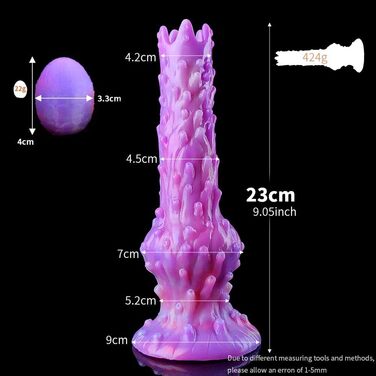 Надувний дилдо-овопозитор Kuaecr з 5 яйцями, силікон, фантазійний інопланетянин, анальний плагін, стимулятор G-точки, мастурбатор, екстремальна кладка яєць, секс-іграшки для жінок, чоловіків, пар