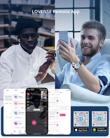 LOVENSE Diamo Bluetooth вібратор кільце для чоловіків з пультом керування, безліч режимів, програмування