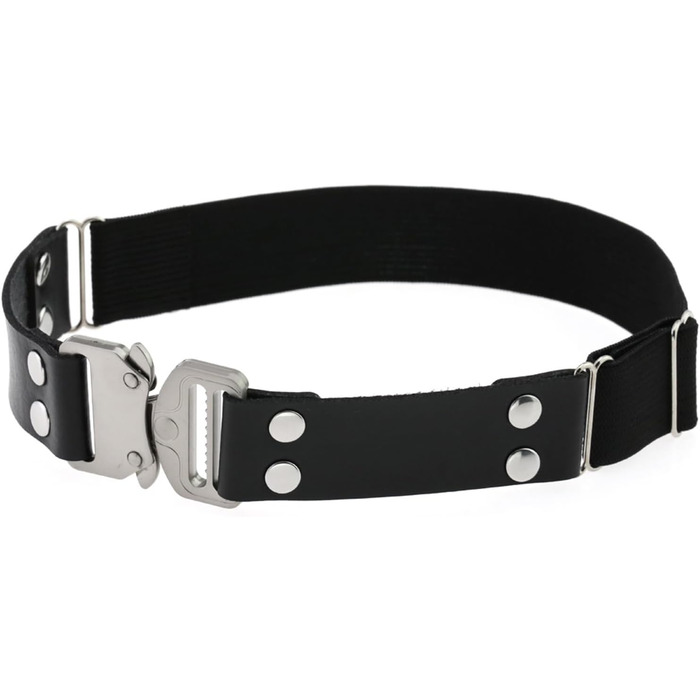 Жіночі готичні набедрені стрічки KUFUN, 2 шт., регульована пряжка, високі панчохи чорного кольору