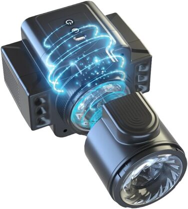 Електричний мастурбатор для чоловіків Jomyu з телескопічною функцією, ротацією та вібрацією - секс-іграшка для соло, масаж пеніса