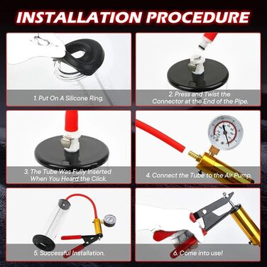 Набір пеніс-помп Kuaecr з 4 розмірів з силіконовим з'єднувачем, ручна вакуумна помпа для чоловіків, збільшення статевого члена, покращення ерекції, допомога при імпотенції