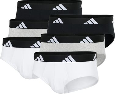 Труси чоловічі Adidas Basic Brief Sips (6 шт. в упаковці), XL, Greymix