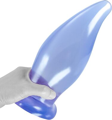 Анальний масажер Youxclian Riesen з присоском XXL, для чоловіків та жінок, блакитний