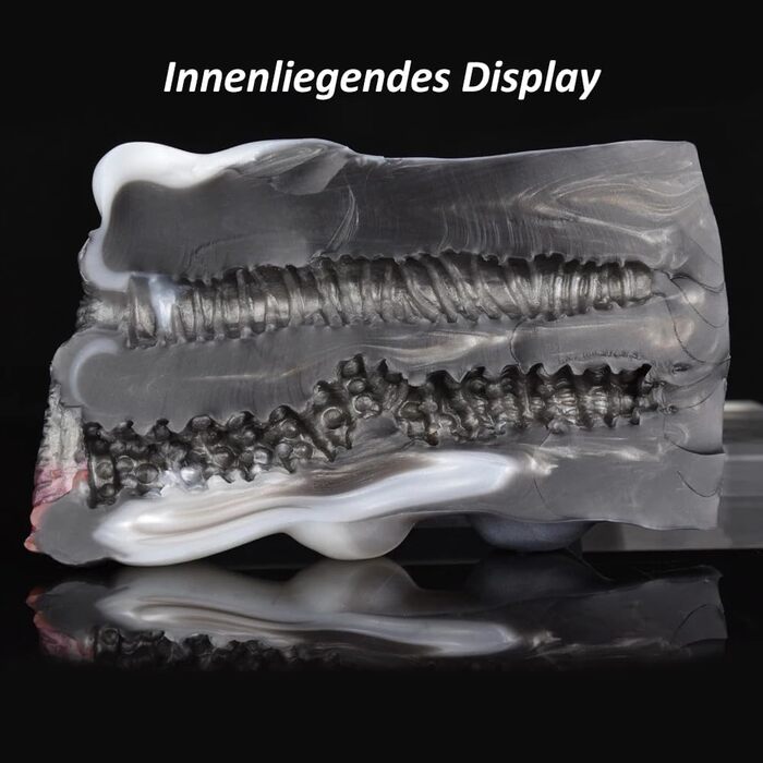 Масажер для чоловіків Guspiun 670g з реалістичним дизайном, 3D силікон, подвійний тунель, сексуальна іграшка для соло