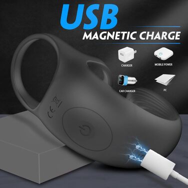 Вібруючий кільце для чоловіків, масажер простати, інтимні іграшки для дорослих