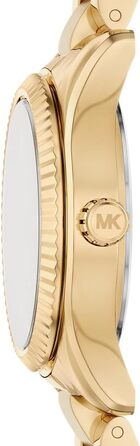 Жіночий годинник Michael Kors Lexington, 26мм, кварцовий механізм, сталевий браслет (колір коричневе золото)