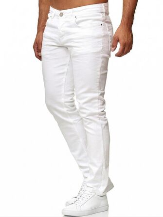 Чоловічі джинси Slim Fit Tazzio Jeans Denim 16533, білі, стрейч