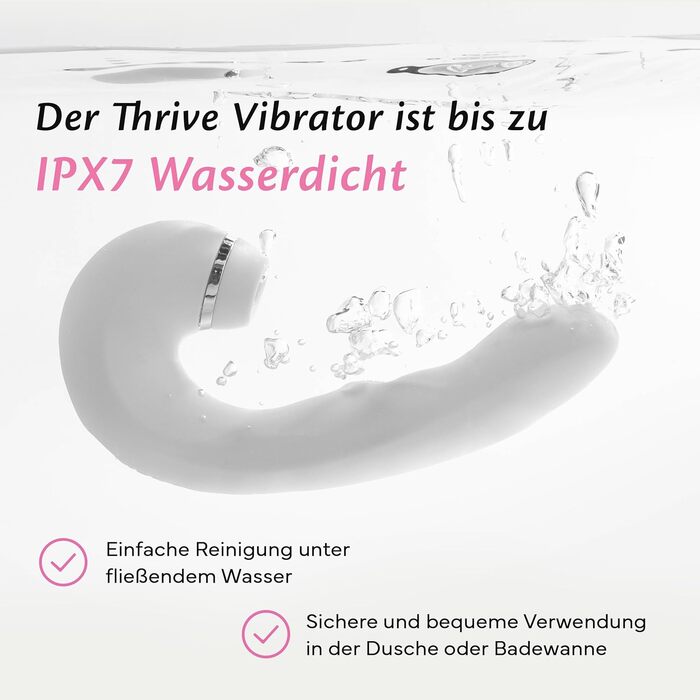 Вібратор для жінок Fae Vibration 3в1 - стимулятор G-точки та клітора з функцією масажу, вакуумної стимуляції та вібрації. Перезаряджуваний силіконовий секс-іграшка, Thrive, Whisper White