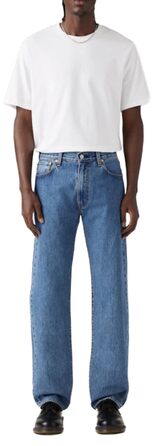Чоловічі джинси Levi's 555 Relaxed Straight Blue Essentials, сині (34W / 34L)