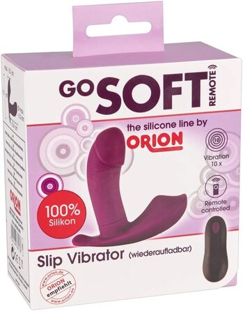 ORION Slip-Vibrator: Інтенсивний вібратор для жінок з G-точкою та кліторальним стимулятором, 10 режимів, пульт дистанційного керування, фіолетовий