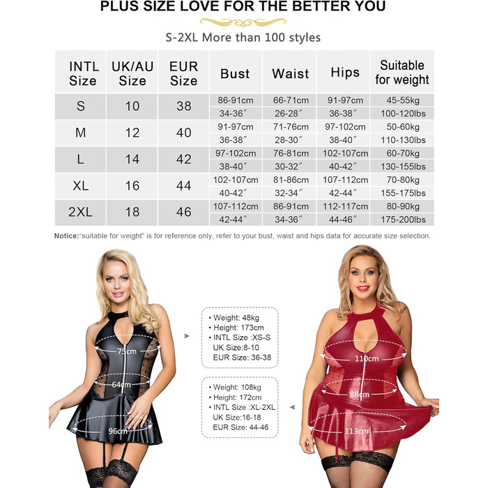 Чорне шкіряне міні-плаття для жінок з трапецієвидною формою, великі розміри, сексуальний мокрий ефект, відкрита спина, штучна шкіра, для пишних жінок, ніжна сукня, клубний одяг (XL, червоний)