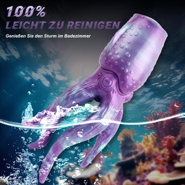 Реалістичний мастурбатор у вигляді інопланетної істоти з 4 щупальцями, силікон, 2 в 1, для чоловіків