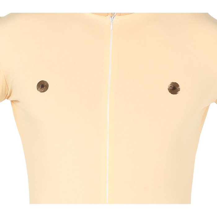 Костюм для вечірки холостяка FIESTAS GUIRCA Nackter Adam – костюм оголеного чоловіка, включає комбінезон та пеніс. Розмір M (48-50). Ідеально для карнавалу, фашинг та вечірок.