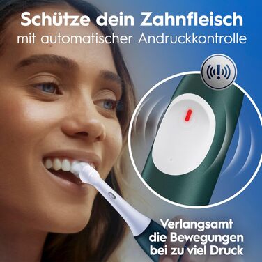 Електрична зубна щітка Oral-B iO Series 2, рожева, 3 режими чищення, з дорожнім футляром та 1 додатковою насадкою