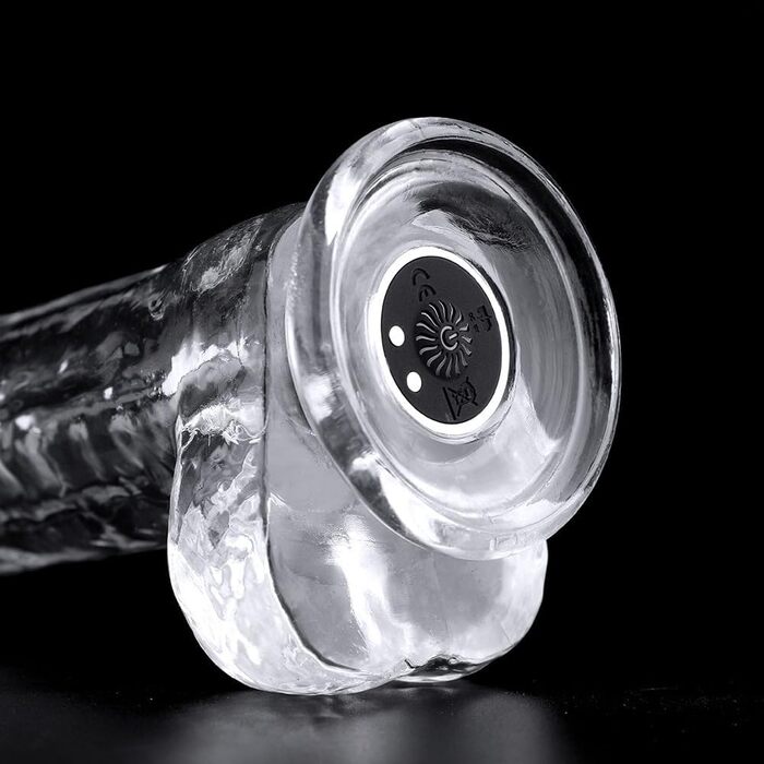 Анальний вібратор з кулькою для масажу простати та G-точки, з прозорого TPE, для чоловіків та жінок (XXL)