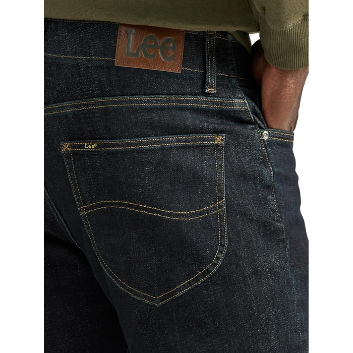 Чоловічі джинси Lee Performance Series Extreme Motion Athletic Fit, великий розмір (36W / 36L), колір Rinse