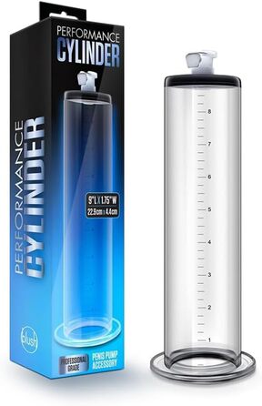 Аксесуар для помпи для статевого члена NAIXBTY: прозора трубка з масштабом для збільшення статевого члена, ерекція, допомога при імпотенції, вакуумна помпа, секс-іграшка для чоловіків (22.9*5.1/5.4 см)