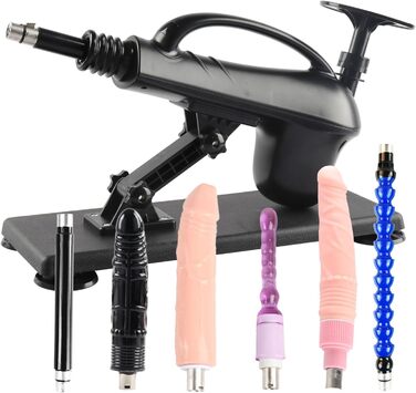 Автоматизований секс-іграшка Fredorch Neue Upgrad Sexmachine з 3 XLR роз'ємами, регульована швидкість, аксесуари для дорослих, дildo, пеньс