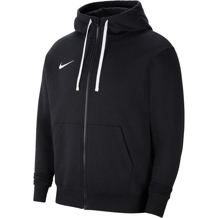 Чоловіча спортивна куртка-худі Nike NK FLC Park20 на блискавці, чорна (XXL)