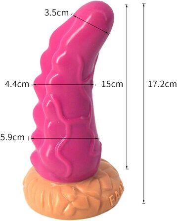 Анальний стимулятор ChicLSQ з сильним присоском, силікон, G-spot, для жінок (Золотий)