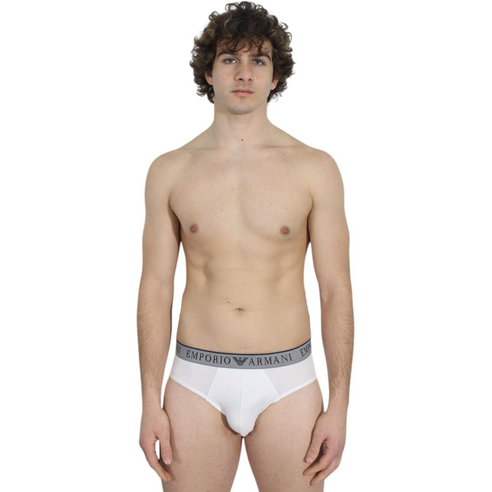 Слип Emporio Armani (2 шт.) (L, Чорний/Білий)