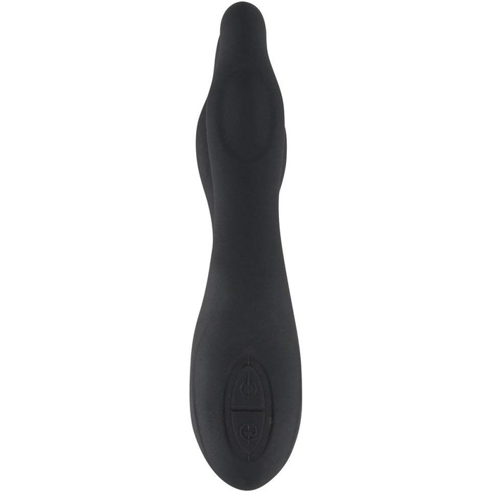 ORION Doppel-Vibrator: вібратор-кролик з подвійною вібрацією для жінок та чоловіків, 10 режимів, чорний