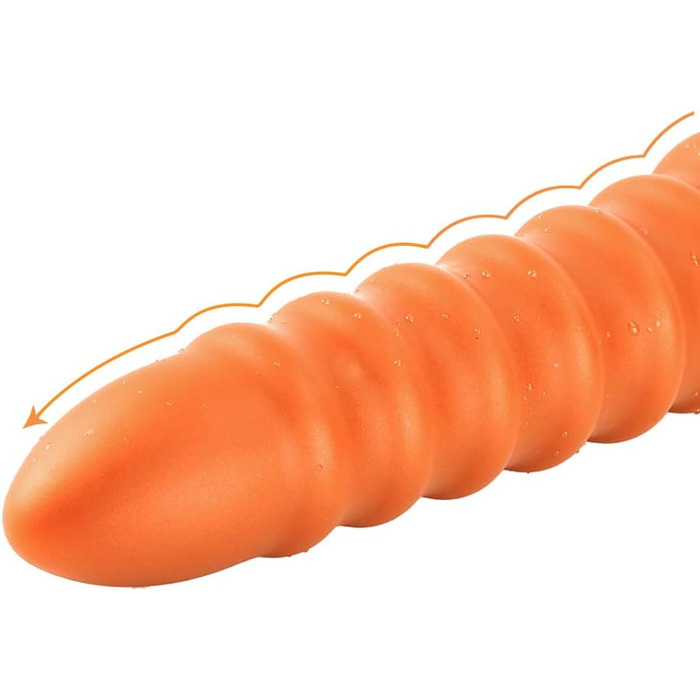 Анальний плаг Roluck з рідкого силікону з вузькою основою – іграшка для дорослих