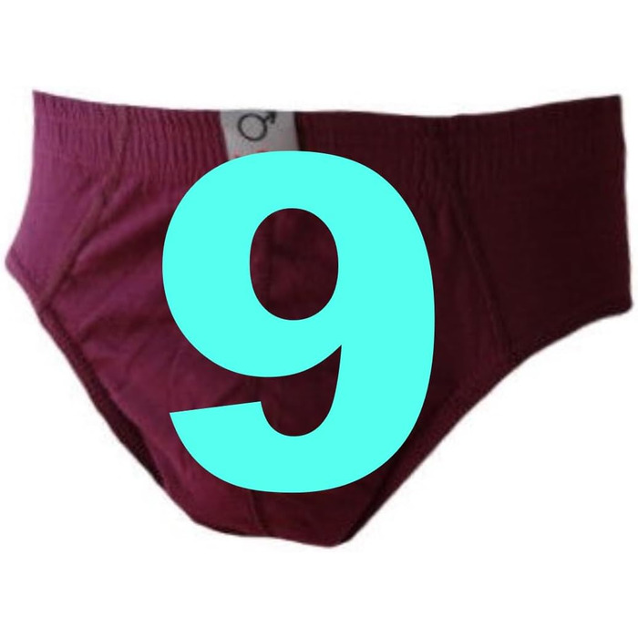 Чоловічі труси BestSae247 з тонкого рипу, 100% бавовна (3, 6, 12 шт. в упаковці). Розміри: 3XL (9 шт.)